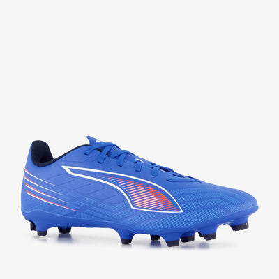 Puma ultra 6 play fg ag chaussures de sport unisexe - ultra bleu-blanc-rouge brillant