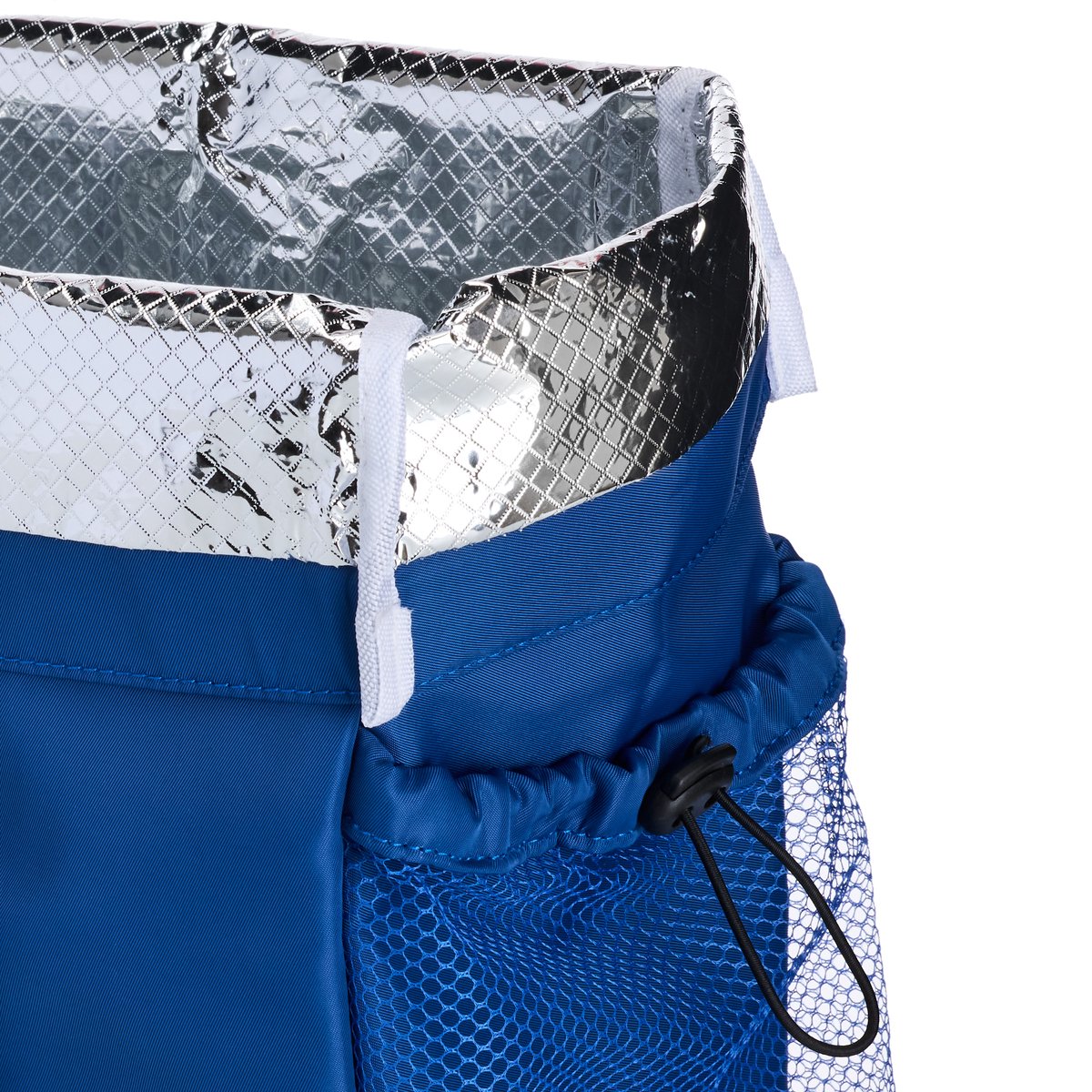 Sac isotherme Muitomas 8 litres - isolation thermique - un compartiment central - poche latérale pour bouteille - bandoulière réglable - bleu