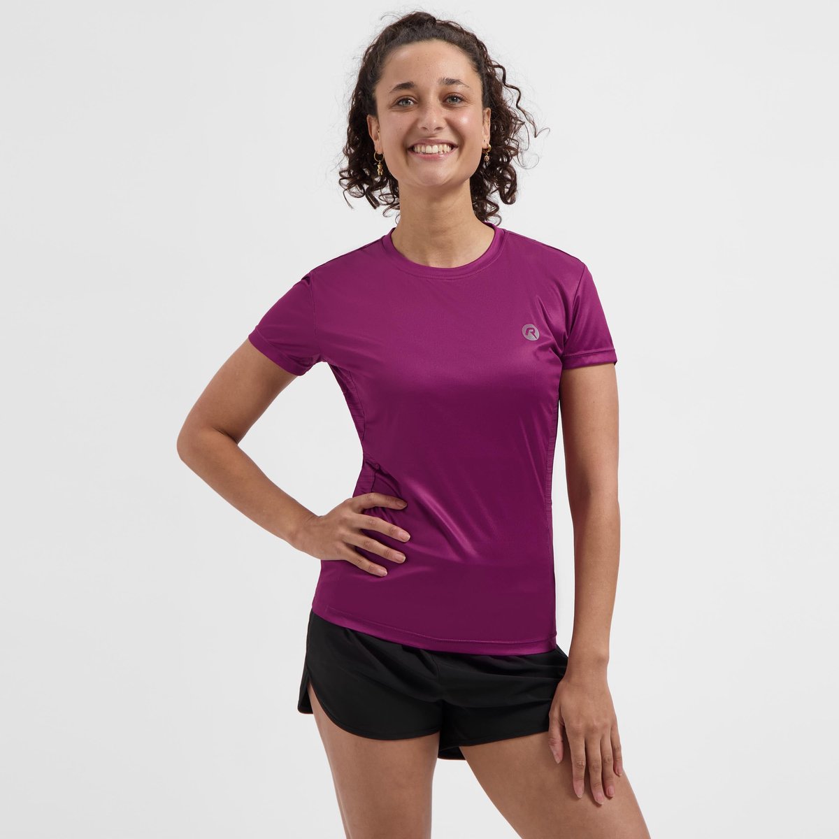 Rogelli core chemise de course femme - manches courtes - rouge cerise - s
