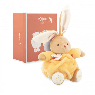 Kaloo intomporel - peluche - couleur jaune - lapin