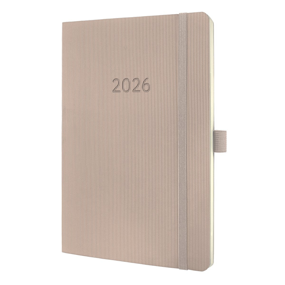 Agenda hebdomadaire Sigel 2026 conceptum - format a5 - taupe - couverture souple - si-c2630