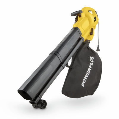 Souffleur de feuilles électrique Powerplus poweg4030 - Souffleur de feuilles électrique 3300 w - vitesse d'air maximale 250 km h - outils de jardin