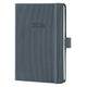 Agenda hebdomadaire Sigel 2026 conceptum - format a6 - gris foncé - couverture rigide - si-c2667