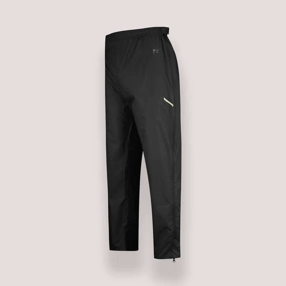 Mac in a sac - pantalon de pluie entièrement zippé - noir - taille m