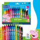 Staedtler peppa pig x noris junior crayons de cire - lot de 12 pcs