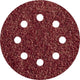 Wolfcraft - papier de verre grain 80 - 115 mm - 25 pièces - pour ponceuses - Fixation Velcro - 2271100