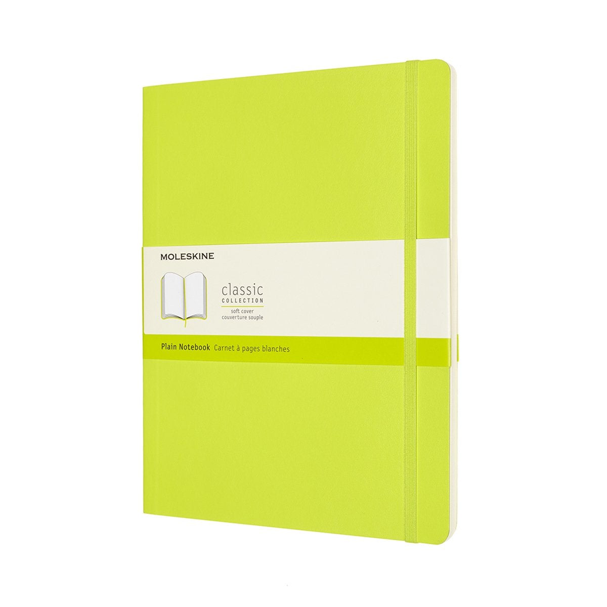 Carnet classique Moleskine - extra large - couverture souple - vierge - vert citron
