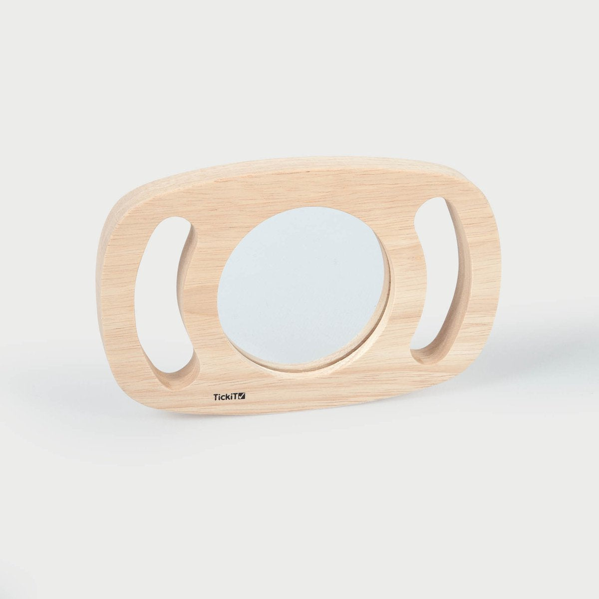 Miroir à main en bois facile à tenir Tickit®