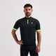 Rogelli core maillot de cyclisme homme - manches courtes - noir jaune fluo - xxl