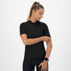 Rogelli core maillot de cyclisme femme - manches courtes - noir - l