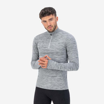 Rogelli core chemise de course homme - manches longues - gris - xxl