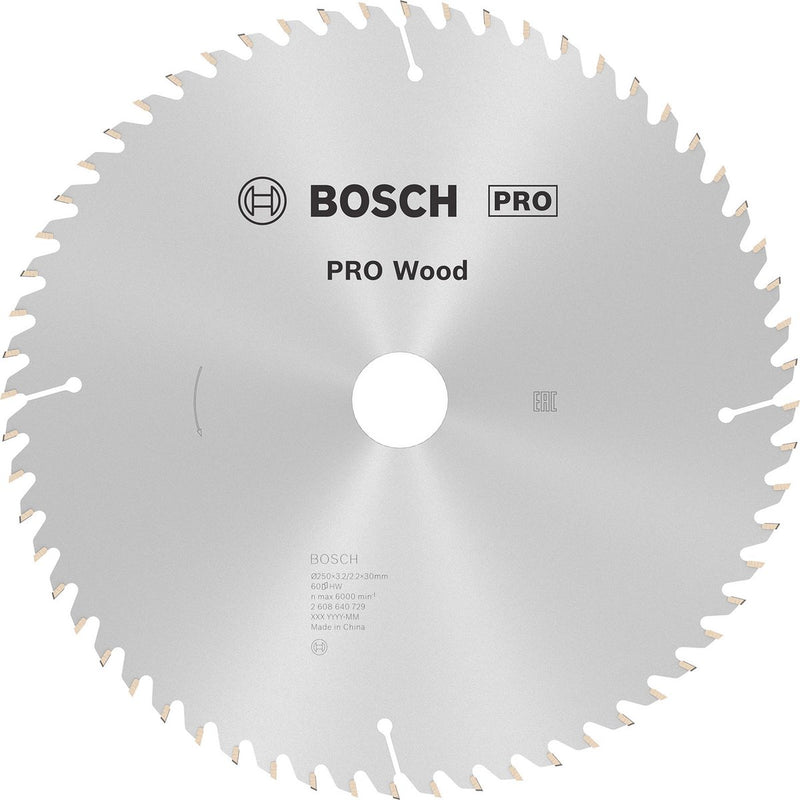 Bosch cirkzb opt 250x30x3,2 60t wz