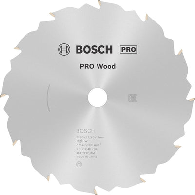Bosch cirkzb vitesse 160x16x2.4 12t fz wz