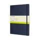Carnet classique Moleskine - extra large - couverture souple - vierge - bleu saphir