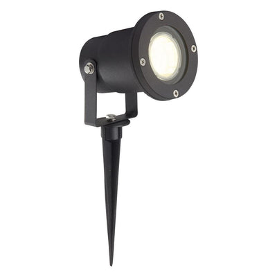 Brilliant janko - spot au sol - lampe d'extérieur - 1xgu10 3w - ip44 - noir