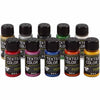 Peinture textile différentes couleurs, 10x50 ml.