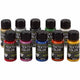 Peinture textile différentes couleurs, 10x50 ml.