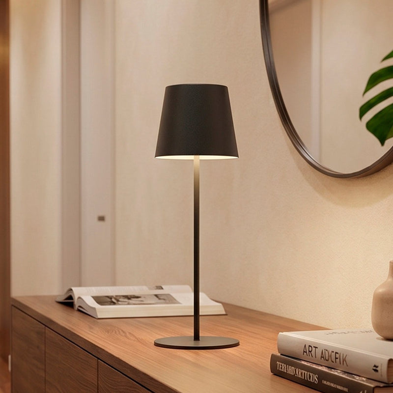 Briloner kiki - lampe de table rechargeable - dimmable - pour intérieur et extérieur - réglable en hauteur - lumière blanc chaud - anthracite