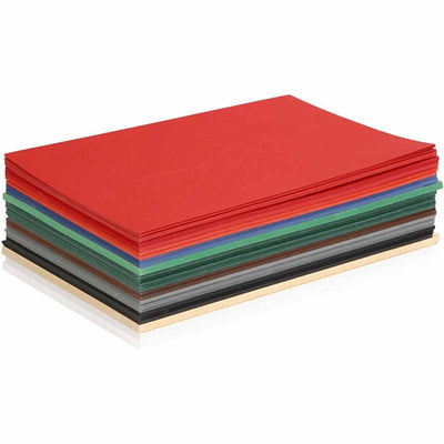 Carton de Noël Colortime, a5, feuille 148x210 mm, 180 gr, différentes couleurs, 300 feuilles diverses 1 boîte