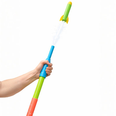 Eddy Toys ensemble de jouets de lancement de fusée 3 pièces - fusées en mousse avec bâton de lancement - fusées jouets d'extérieur - ensemble de fusées jouets - multicolore - 1 couleur aléatoire