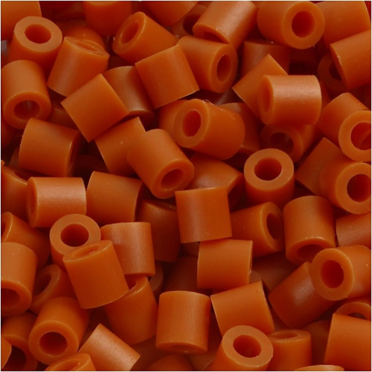 Perles à repasser Nabbi, dim. 5x5 mm, diamètre intérieur 2,5 mm, moyen, brun rouge (32254), 6000 pièces 1 boîte