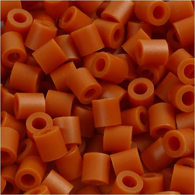Perles à repasser Nabbi, dim. 5x5 mm, diamètre intérieur 2,5 mm, moyen, brun rouge (32254), 6000 pièces 1 boîte