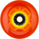 Nijdam Roues LED pour planche flip grip - 60 x 45 mm - orange fluo jaune fluo