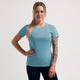 Rogelli core chemise de course femme - manches courtes - bleu - m