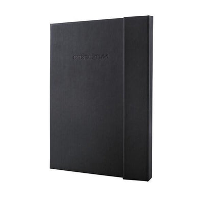 Sigel - carnet - conceptum pure - a4 - noir - couverture rigide - 194 pages - 80 grammes - diamant - avec fermeture magnétique - si-co151