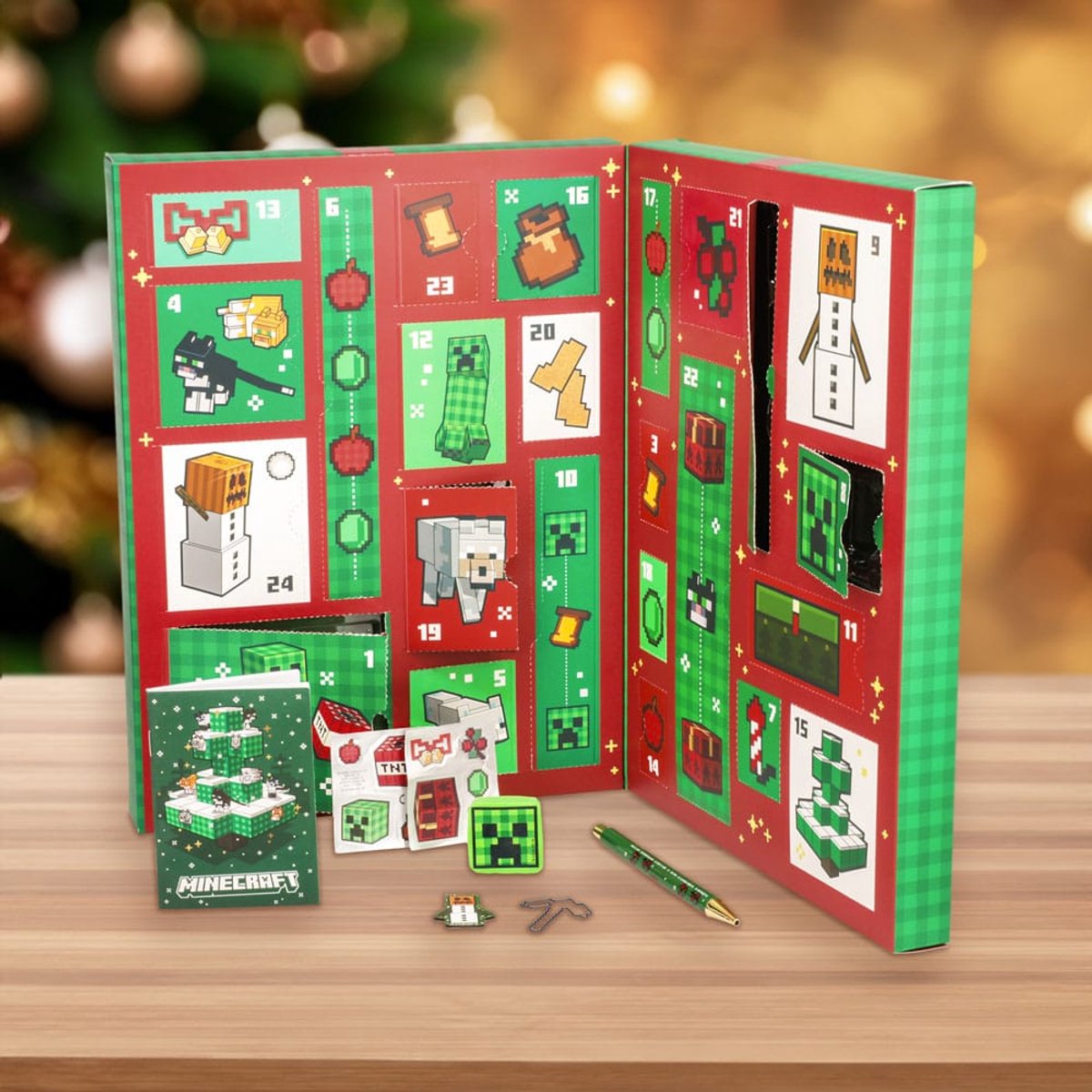 Produits Paladone Calendrier de l'Avent Minecraft Papeterie Calendriers de 24 jours