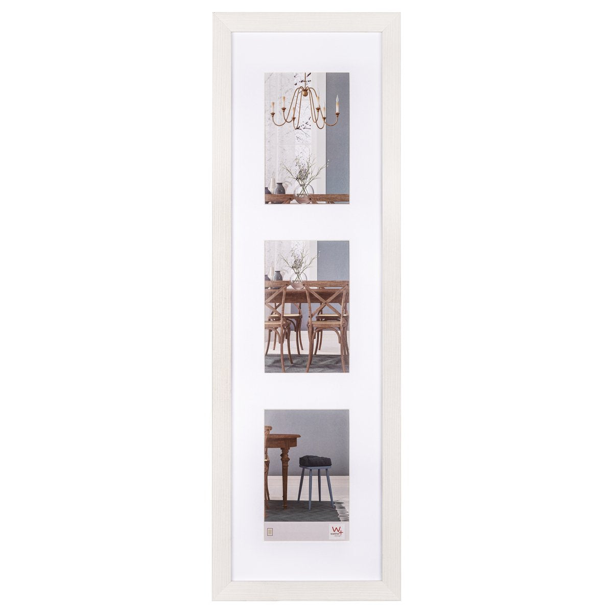 Walther fiorito - cadre en bois mdf - format photo 3x10x15 cm - blanc