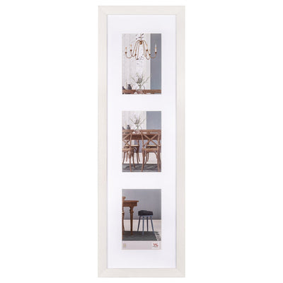 Walther fiorito - cadre en bois mdf - format photo 3x10x15 cm - blanc