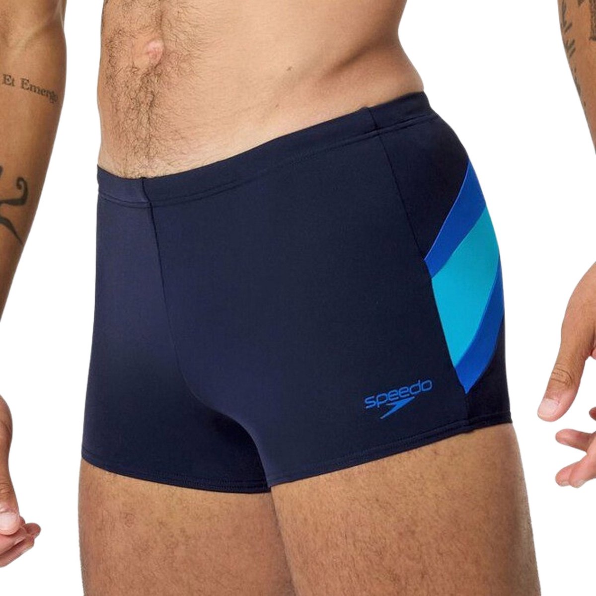 Speedo hyperboom aquashort maillot de bain sport homme bleu marine