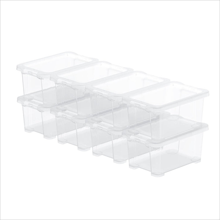 Boîte de rangement Rotho Core Basic - lot de 8 - empilable - 4 litres