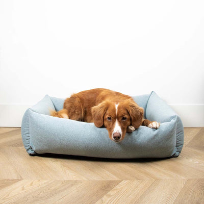 D d home - lit pour chien eden - housse lavable hydrofuge - océan - moyen 90x70x22cm