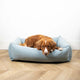 D d home - lit pour chien eden - housse lavable hydrofuge - océan - moyen 90x70x22cm