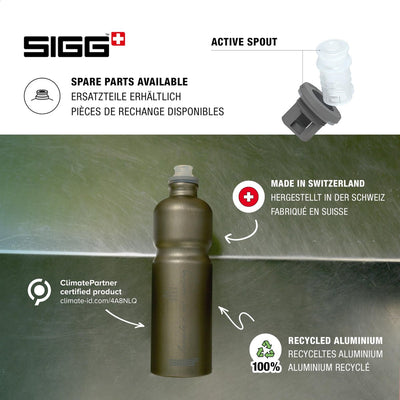 Sig | move myplanet 0,75l perle fumée | bouteille en aluminium