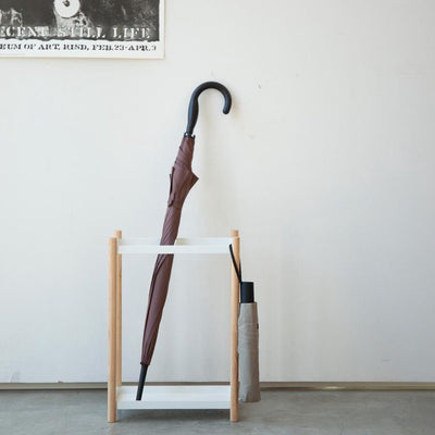 Porte-parapluie Yamazaki - uni - blanc