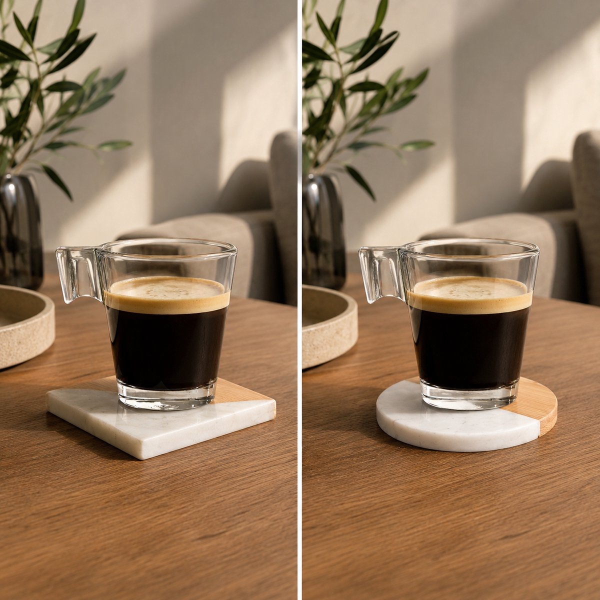 Sous-verres Alpina 4 pièces