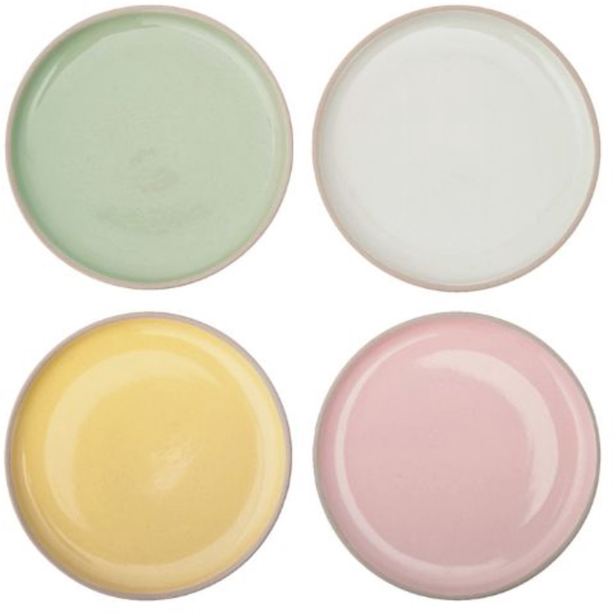 Jamie Oliver Big Love Petites assiettes | 19 cm | 4 pièces | couleurs mélangées