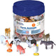 Ressources d'apprentissage compteurs d'animaux de ferme (ensemble de 60) - 1+