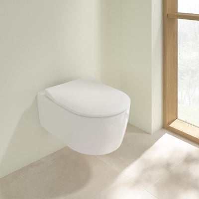 Villeroy boch avento pack wandcloset - directflush avec fermeture éclair - softclose et quickrelease céramique+ blanc