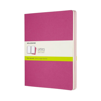 Carnets Moleskine - extra larges - vierges - rose - lot de 3