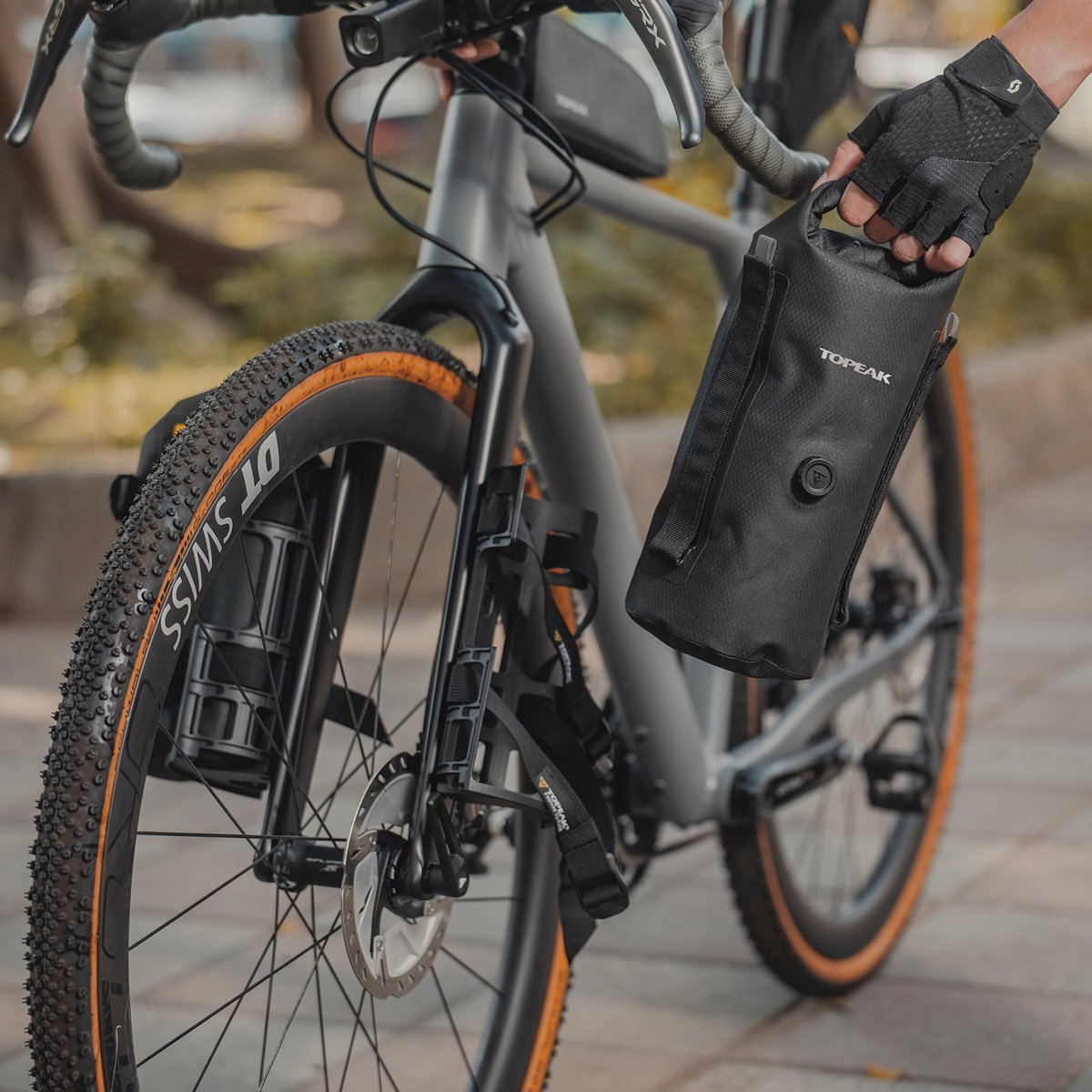 TOCKET FORKTAS Drybag 4L noir