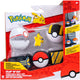 Jazwares pokémon - ensemble de ceintures clip 'n' go poke ball - pikachu #5 avec première balle, ceinture à thème de type électrique ultra balle