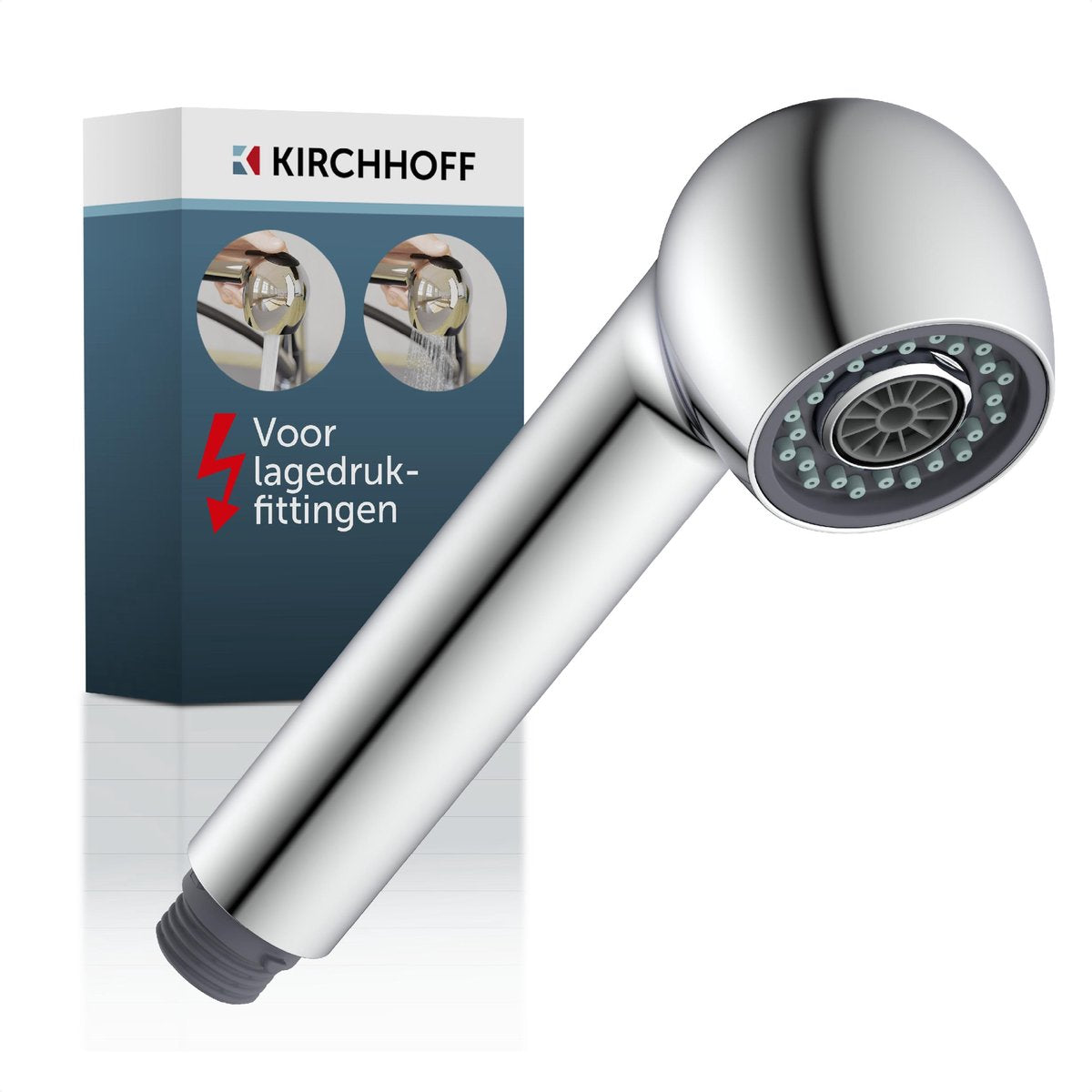 Spray vaisselle Kirchhoff - chrome - 1 2 - pour basse pression