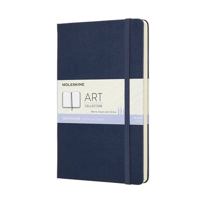 Carnet de croquis d'art Moleskine - grand - couverture rigide - bleu saphir