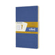 Carnets à volants Moleskine - grands - lignés - bleu jaune