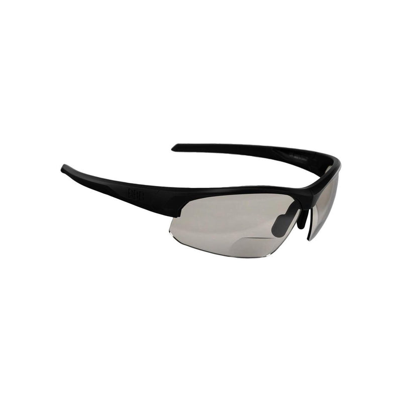 Bbb cycling fietsbril op sterkte impress reader ph - fietsbril meekleurende glazen - fietsbril heren en dames met fotochromatische glazen op sterkte - sportbril met leesgedeelte +1.5 - mat zwart - bsg-59ph one size