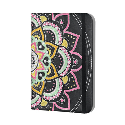 Peter Pauper carnet compact broderie mandal artisanale
